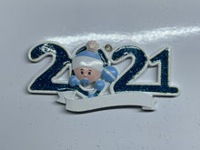 Load image into Gallery viewer, Baby’s 1st Christmas ornament
