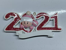 Load image into Gallery viewer, Baby’s 1st Christmas ornament
